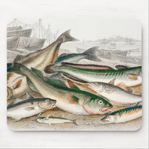 Common Cod Haddock Whiting Coal Fish Ling Mouse Pad