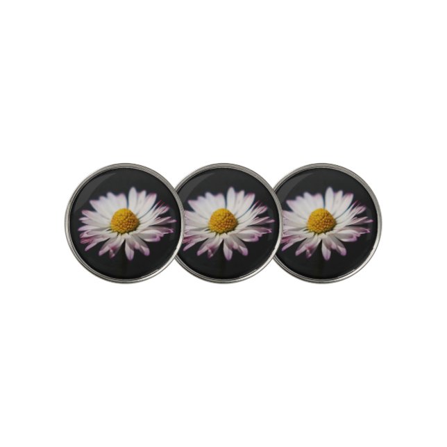 Common Daisy bmcnm Golf Ball Marker (3 Up)