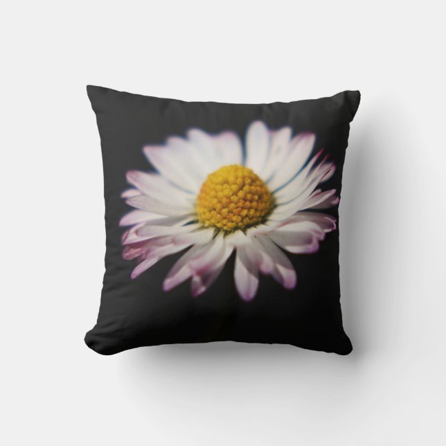 Common Daisy tpcna Throw Pillow (Front)