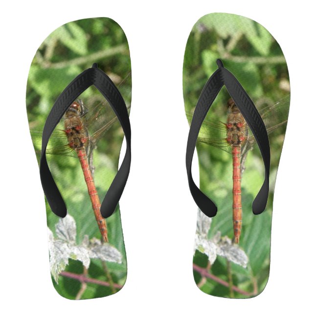 Common Darter Dragonfly Flip Flops (Footbed)