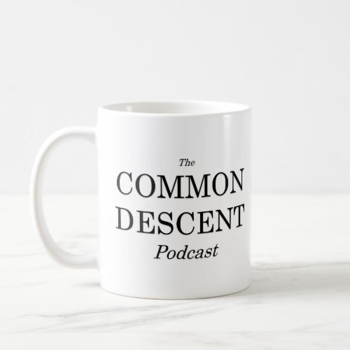 Common Descent Podcast Split Logo Mug