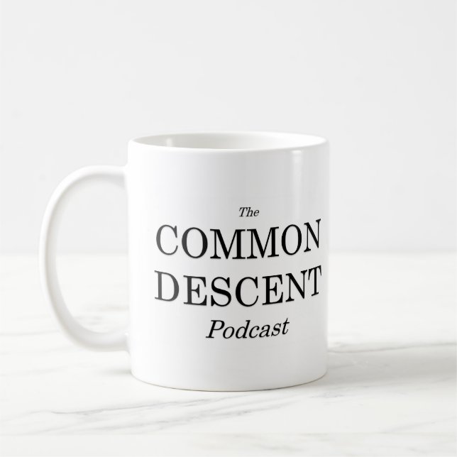 Common Descent Podcast Split Logo Mug (Left)
