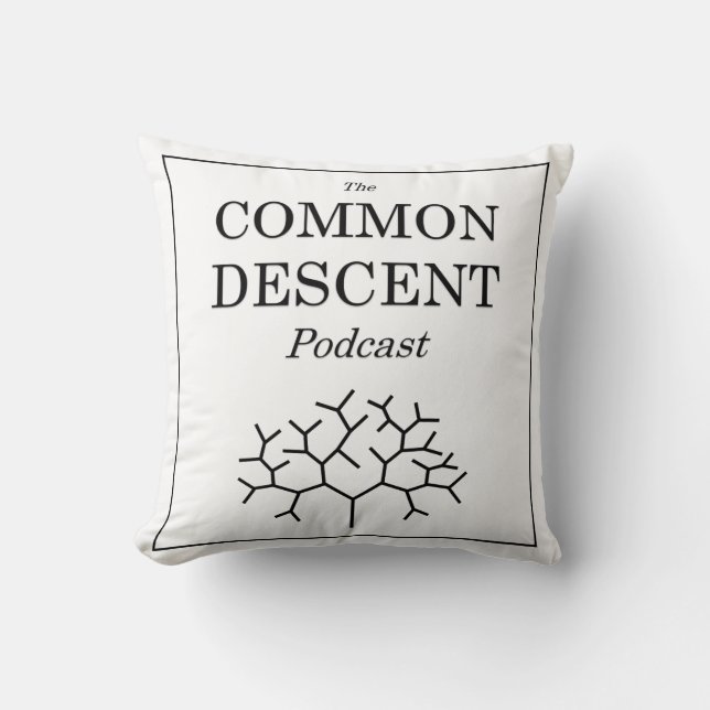 Common Descent Throw Pillow (Front)