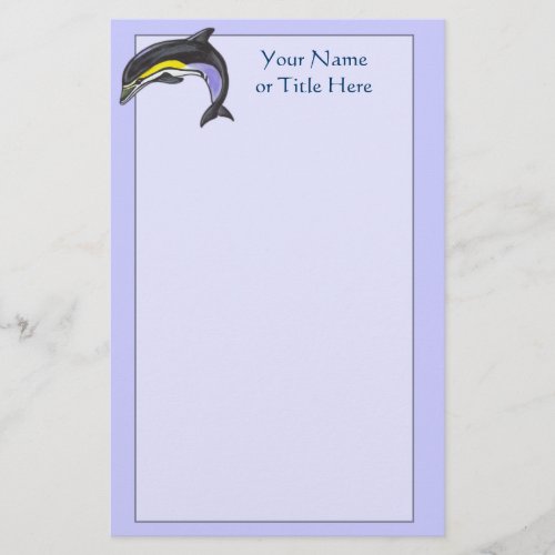 Common Dolphin Stationery