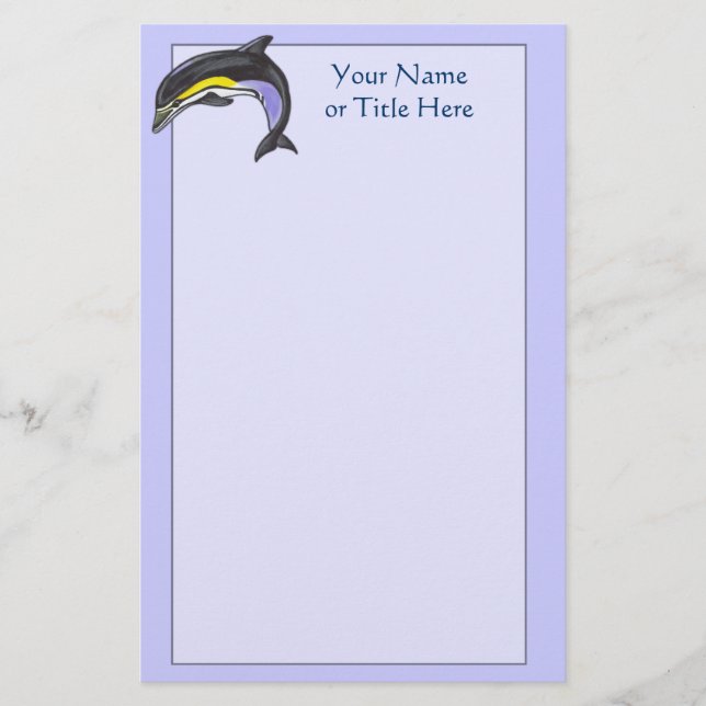 Common Dolphin Stationery (Front)