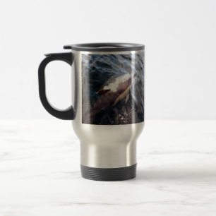 Common Dolphin Surfacing Ocean Scene Marine Travel Mug