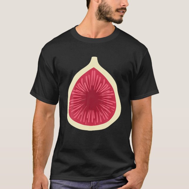 Common Fig Costume Halloween Family Fruit Matching T-Shirt (Front)