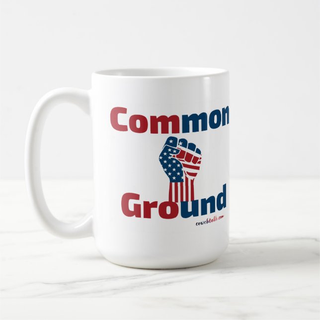 Common Ground Collection Tri-Blend Shirt Coffee Mug (Left)