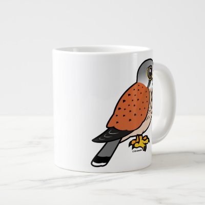 Common Kestrel Giant Coffee Mug