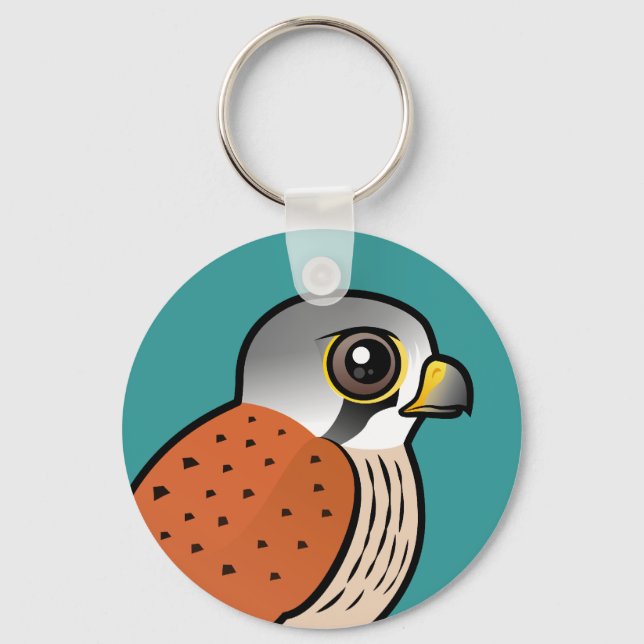 Common Kestrel Keychain (Front)