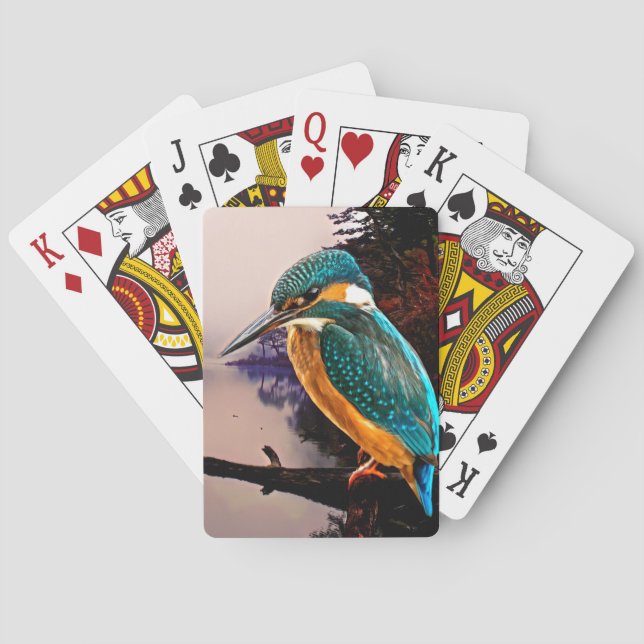 Common Kingfisher Poker Cards (Back)