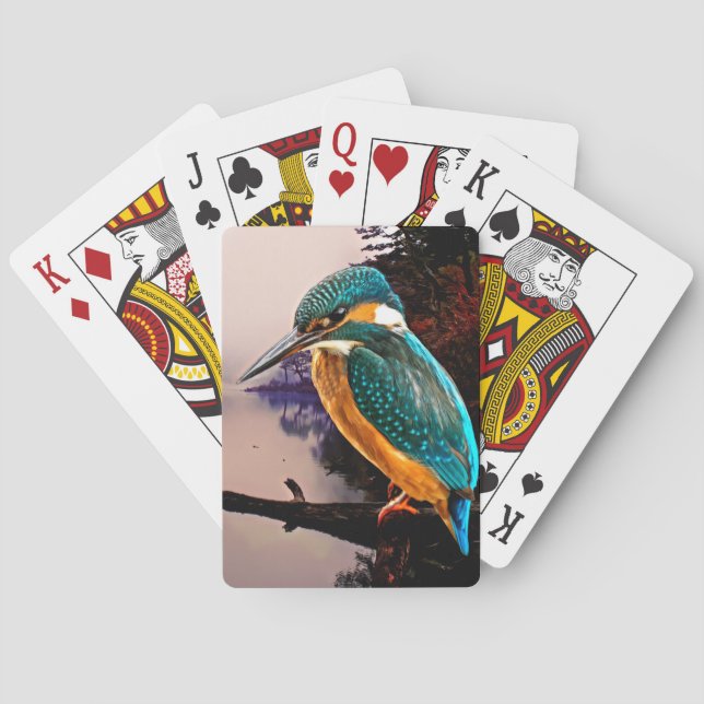 Common Kingfisher Poker Cards (Back)