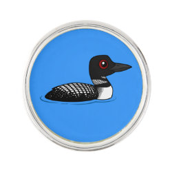 Common Loon, breeding adult Lapel Pin