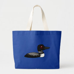 Common Loon, breeding adult Jumbo Tote Bag