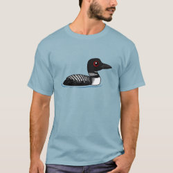 Common Loon, breeding adult Men's Basic Dark T-Shirt