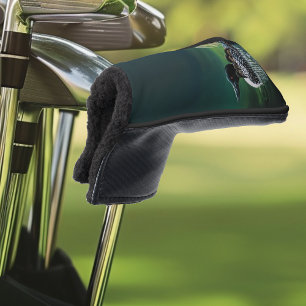 Common Loon Family Lake Wildlife Nature Green Golf Head Cover