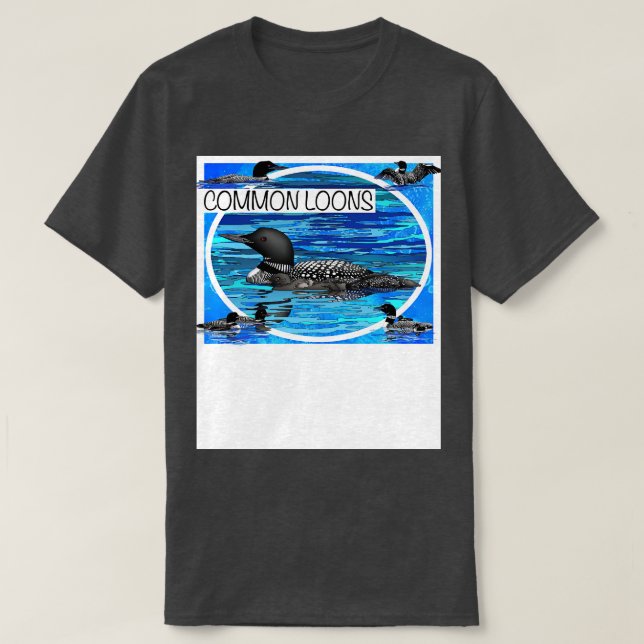 Common Loon T-Shirt (Design Front)