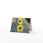 Common Madia Flowers at Sequoia National Park Card