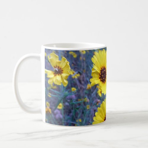 Common Madia Flowers at Sequoia National Park Coffee Mug