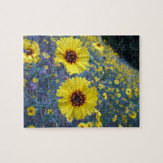 Common Madia Flowers at Sequoia National Park Jigsaw Puzzle