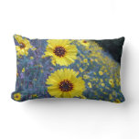 Common Madia Flowers at Sequoia National Park Lumbar Pillow