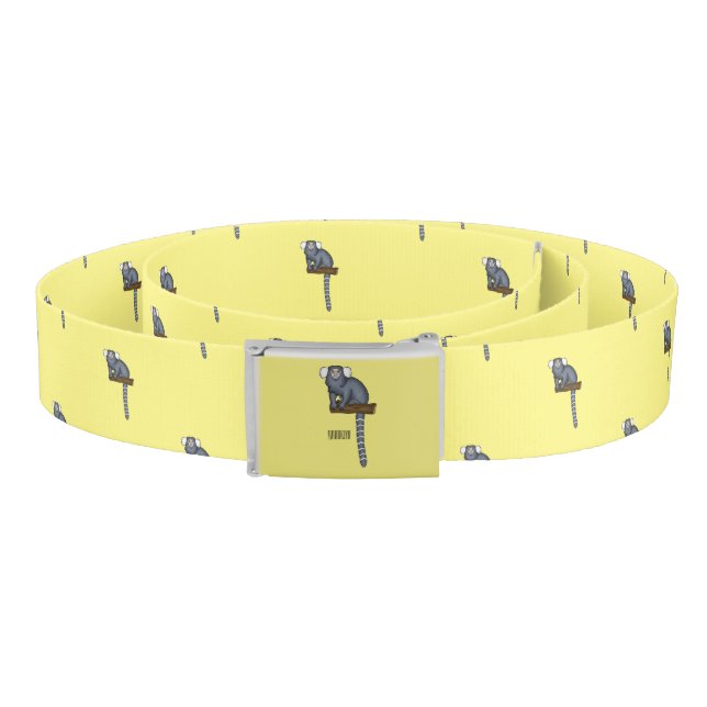 Common marmoset cartoon illustration belt (Coil)