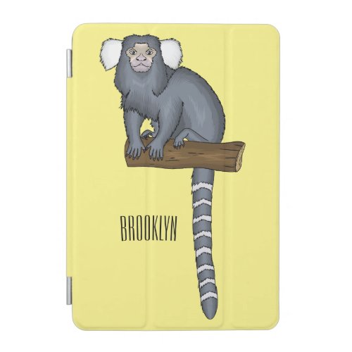 Common marmoset cartoon illustration iPad mini cover