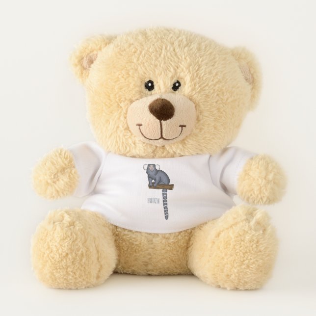 Common marmoset cartoon illustration teddy bear (Front)