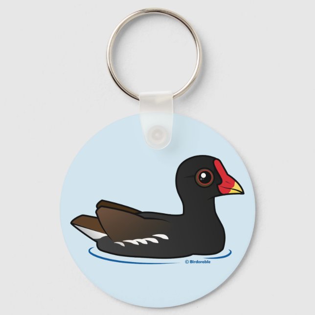 Common Moorhen Keychain (Front)