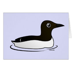 Common Murre (swim) Greeting Card