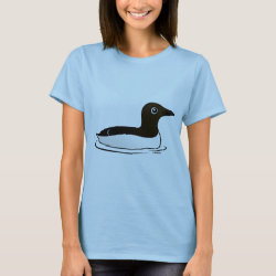Common Murre (swim) Women's Basic T-Shirt