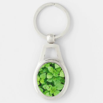 Common Nettle Keychain by onlyfabrizio at Zazzle
