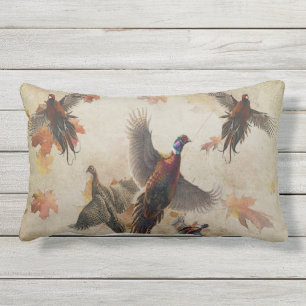 Common pheasant wrapping paper medium gift bag out lumbar pillow