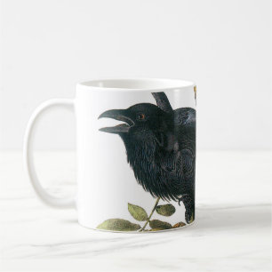 Common Raven by Audubon Coffee Mug
