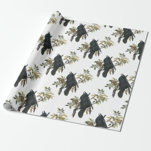 Common Raven by Audubon Wrapping Paper