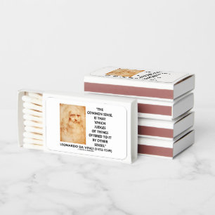 Common Sense Judges Of Things Leonardo da Vinci Matchboxes