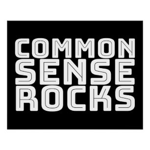 Common Sense - Logic Humor Poster