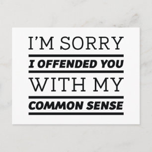 Common Sense Postcard