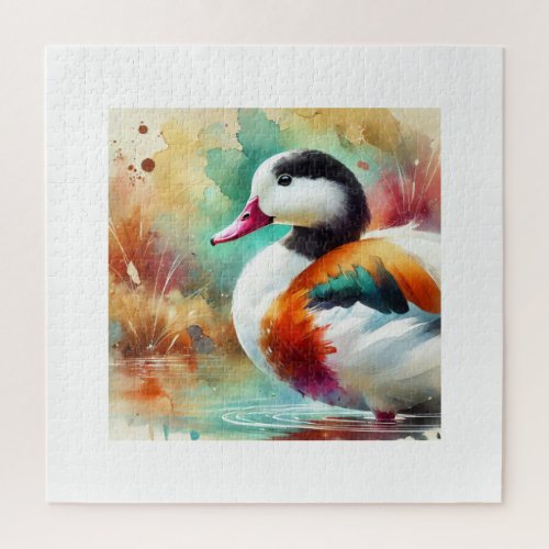 Common Shelduck 070724AREF109 _ Watercolor Jigsaw Puzzle