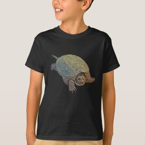 Common Snapping Turtle _ Chelydra serpentina T_Shirt