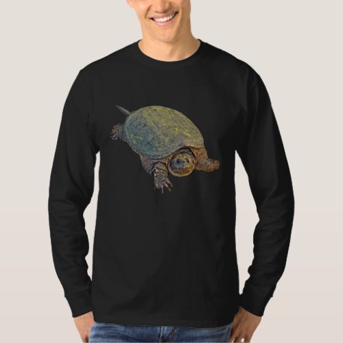 Common Snapping Turtle _ Chelydra serpentina T_Shirt