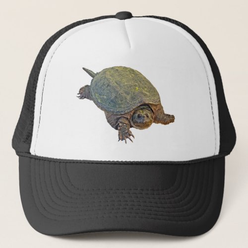 Common Snapping Turtle _ Chelydra serpentina Trucker Hat