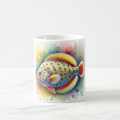 Common Sole 140624AREF116 _ Watercolor Coffee Mug