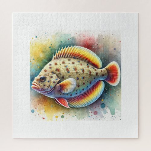 Common Sole 140624AREF116 _ Watercolor Jigsaw Puzzle