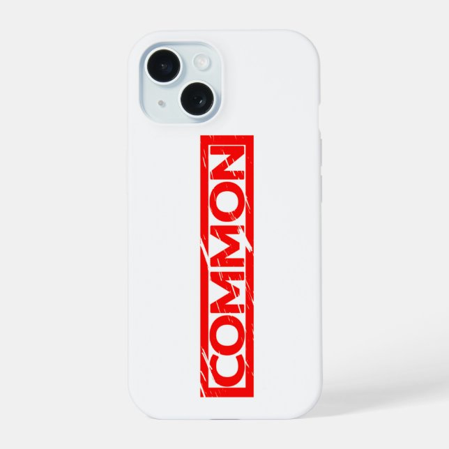 Common Stamp Iphone Case (Back)
