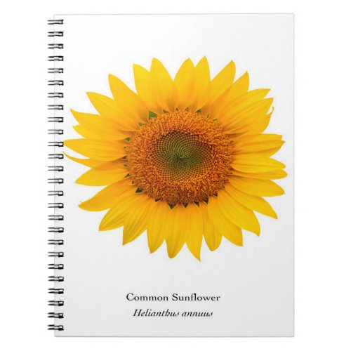 Common Sunflower Lovely Gardener Gift Notebook