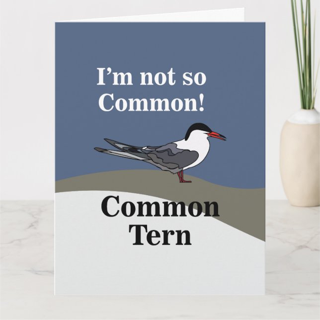 Common Tern Seabird Bird Funny Card (Front)