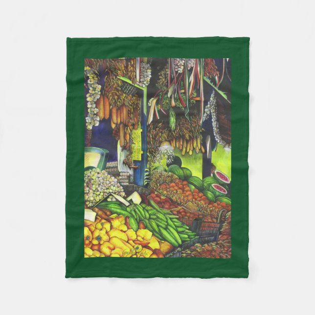 Common Threads of Human Interactions, Budapest Fleece Blanket (Front)