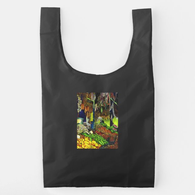 Common Threads of Human Interactions, Budapest Reusable Bag (Back)