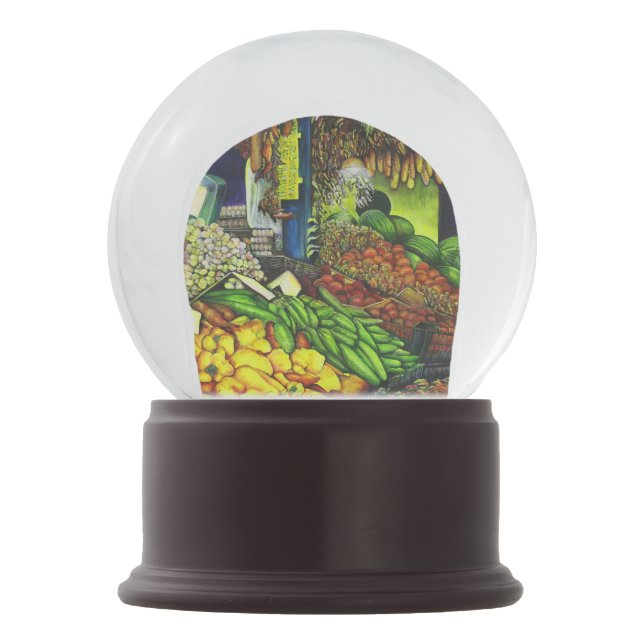 Common Threads of Human Interactions, Budapest Snow Globe (Front)